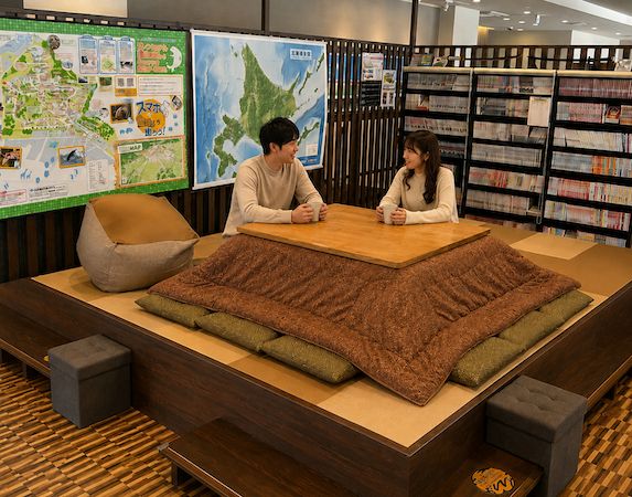 【北海道旭川市】ワイズホテル旭川駅前が宿泊者専用ラウンジに畳の小上がりを新設。朝食もリニューアル