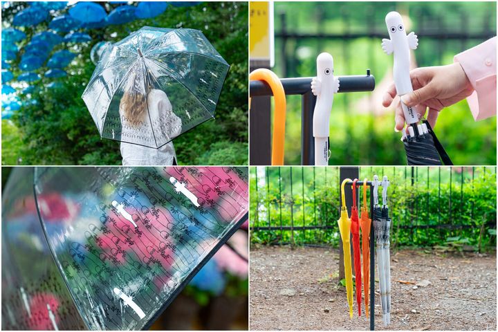 「ニョロニョロ傘」で「傘の日」にぴったりの写真や動画を撮影しよう！