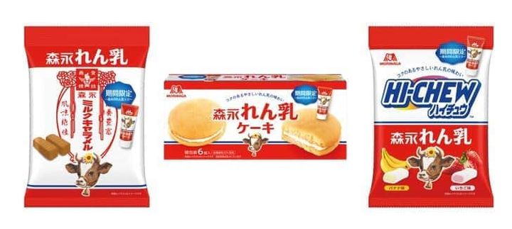 森永れん乳の甘さや味わいがお菓子に 
