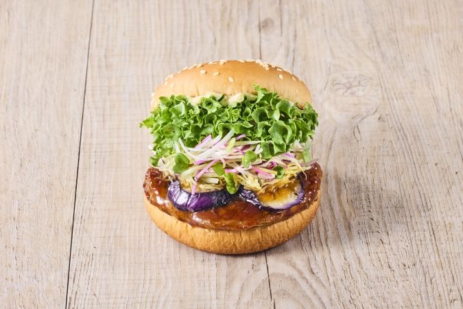 フレッシュネスバーガー／柚子胡椒香る 香味野菜の照り焼きバーガー