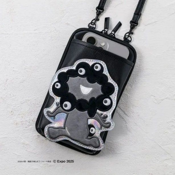 TJ MOOK「大阪・関西万博公式キャラクターミャクミャク スマホポシェットBOOKモノクロver.」(4389円)。2025年12月23日発売
