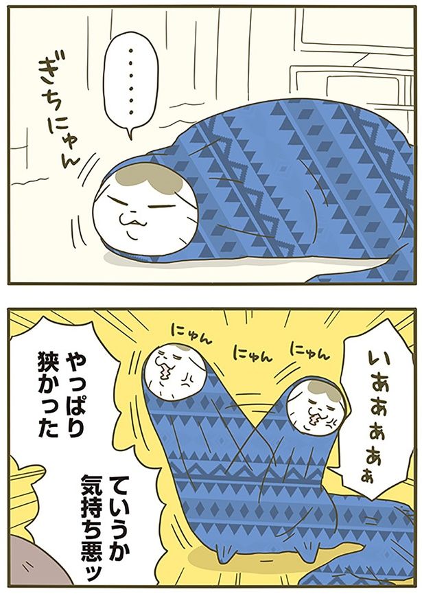 やっぱり狭かった （C）卵山玉子／KADOKAWA