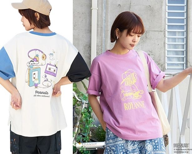 「PEANUTS」コラボ新作Tシャツが「CUBE SUGAR」から発売！