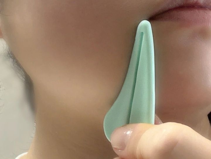 ダイソー チェーン付きかっさ 使用例 かっさ