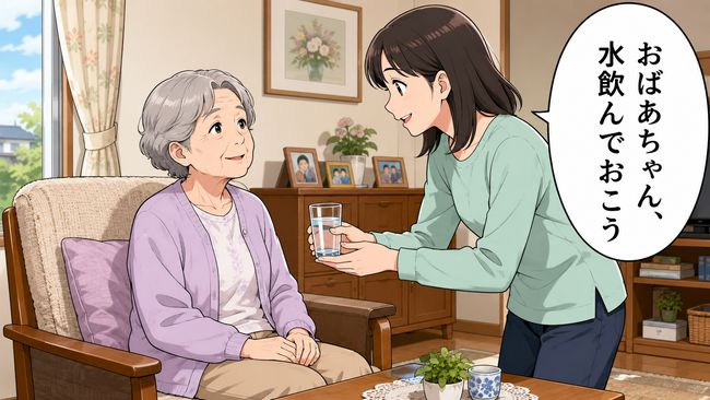 「いらない」と言っていたのに…1時間後に「喉がカラカラ」高齢者の水分補給で気を付けたいこと【医師解説】