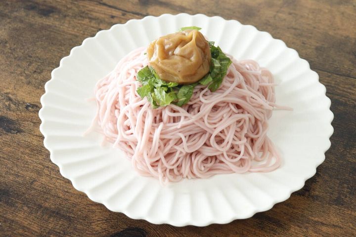 ダイソーの讃岐の梅そうめんのビジュアル