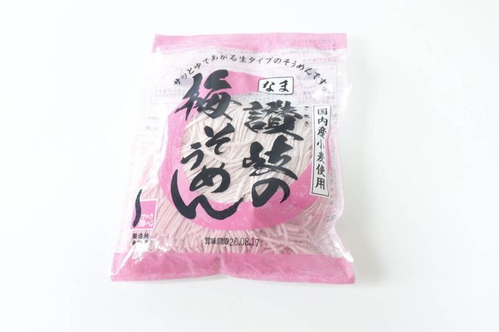 ダイソーの讃岐の梅そうめんのパッケージ
