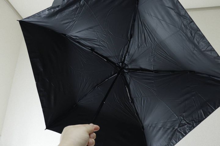 遮光折りたたみ傘（軽量タイプ） 構造