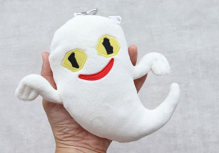 ねないこだれだおばけぬいぐるみポーチ目が光る