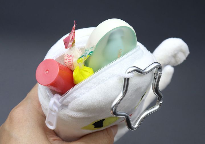 ねないこだれだおばけぬいぐるみポーチファスナー