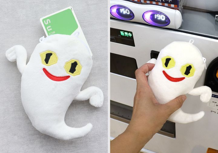 ねないこだれだおばけぬいぐるみポーチICカードケース
