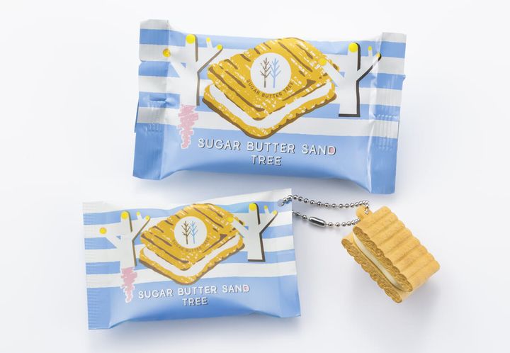 個性豊かな個包装とお菓子が本物そっくりなミニチュアに