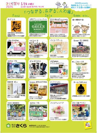 【大阪府交野市】地域で活躍する人・団体・店が集い、次世代とのつながりを築く「さくら祭り」開催