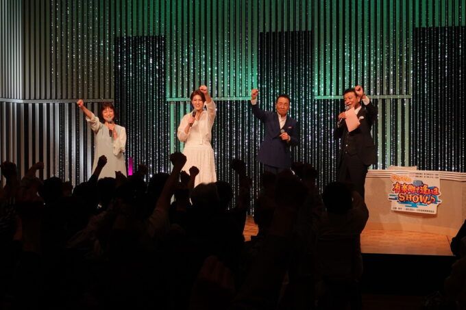 石川みゆきアナウンサー、白石あき、五木ひろし、中山秀征