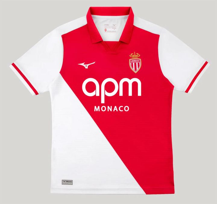 画像1: AS Monaco 2026-27 Mizuno Home