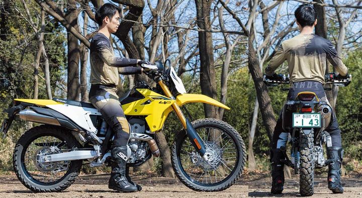 ローダウンサスペンション仕様のDR-Z4S