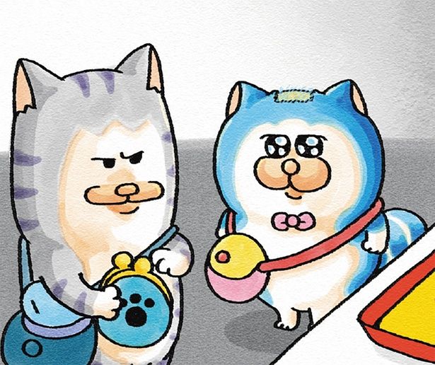 メロとタビはドライブスルーへ （C）まめきちまめこ／飛鳥新社