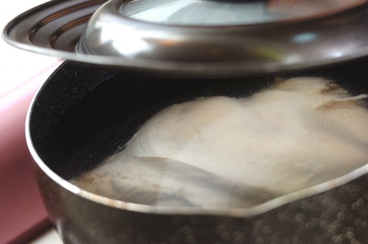ゆで鶏のみそダレの作り方1