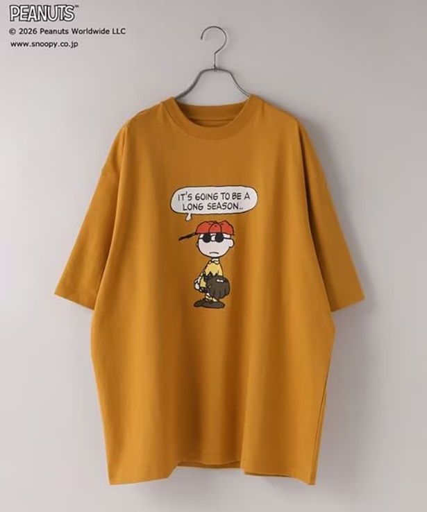 「PEANUTSプリントTSS(イエロー)」(4990円)