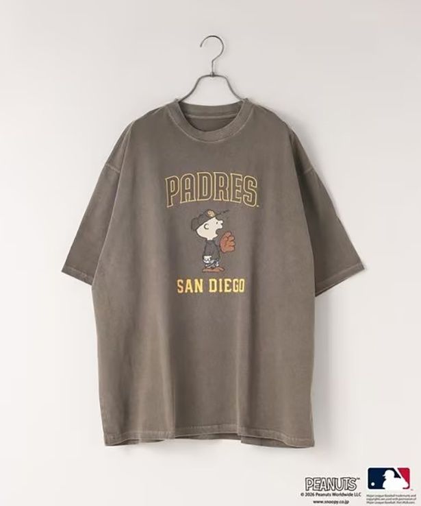 「MLB*PEANUTS ピグメントTSS(パドレス)」(5990円)