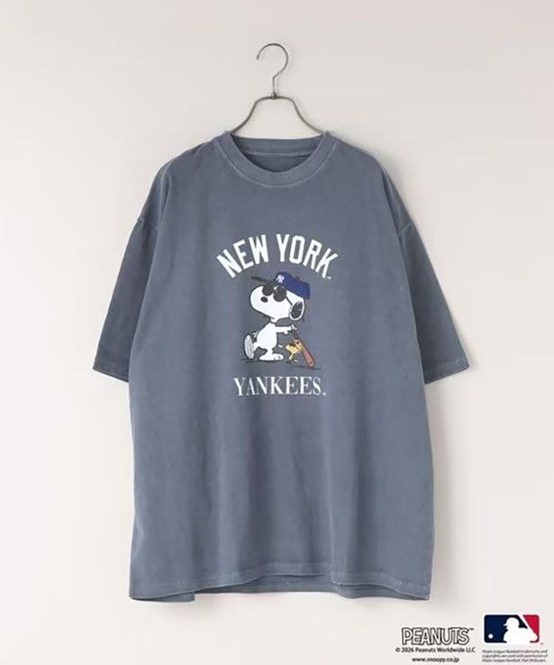 「MLB*PEANUTS ピグメントTSS(ヤンキース)」(5990円)