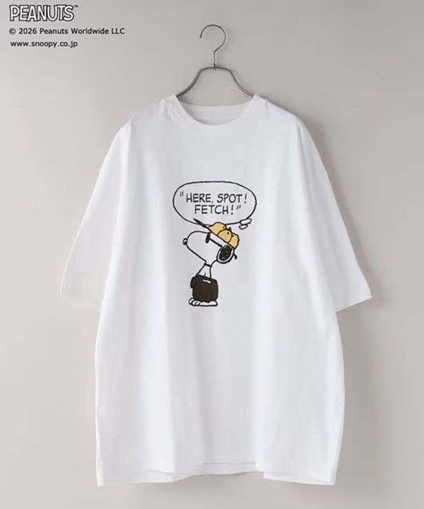 「PEANUTSプリントTSS(ホワイト)」(4990円)