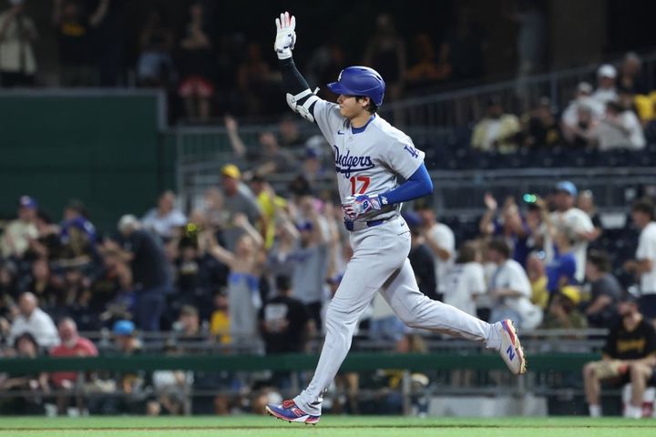 今季12号2ランを放ったドジャース・大谷翔平（C）ロイター