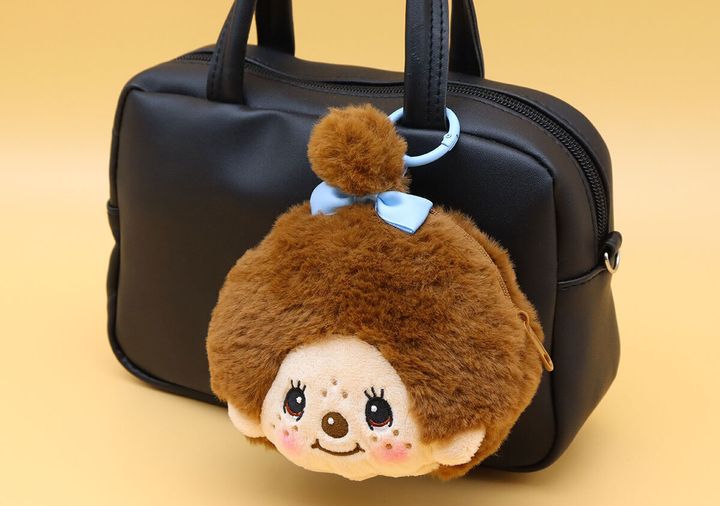 sweet付録モンチッチちゃんぬいぐるみポーチチャーム付き