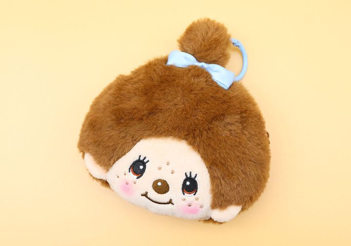 sweet付録モンチッチちゃんぬいぐるみポーチふわふわもこもこ素材