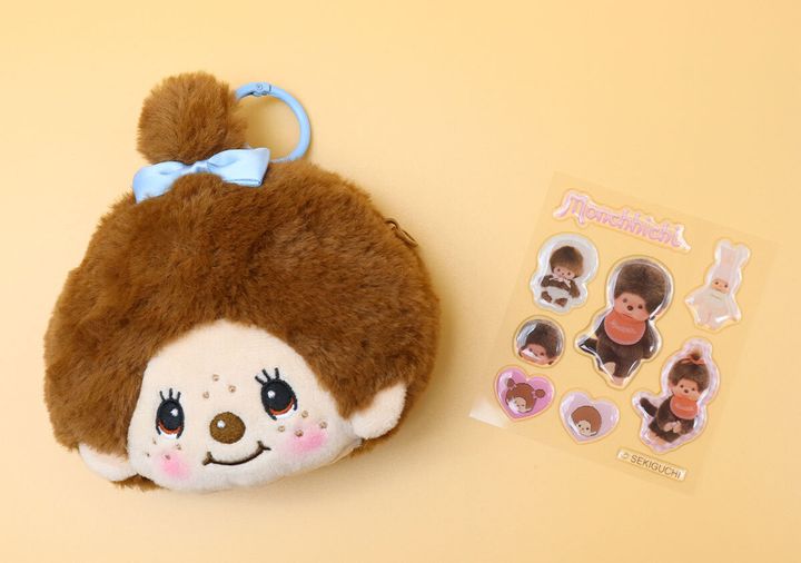 sweet付録モンチッチちゃんぬいぐるみポーチ