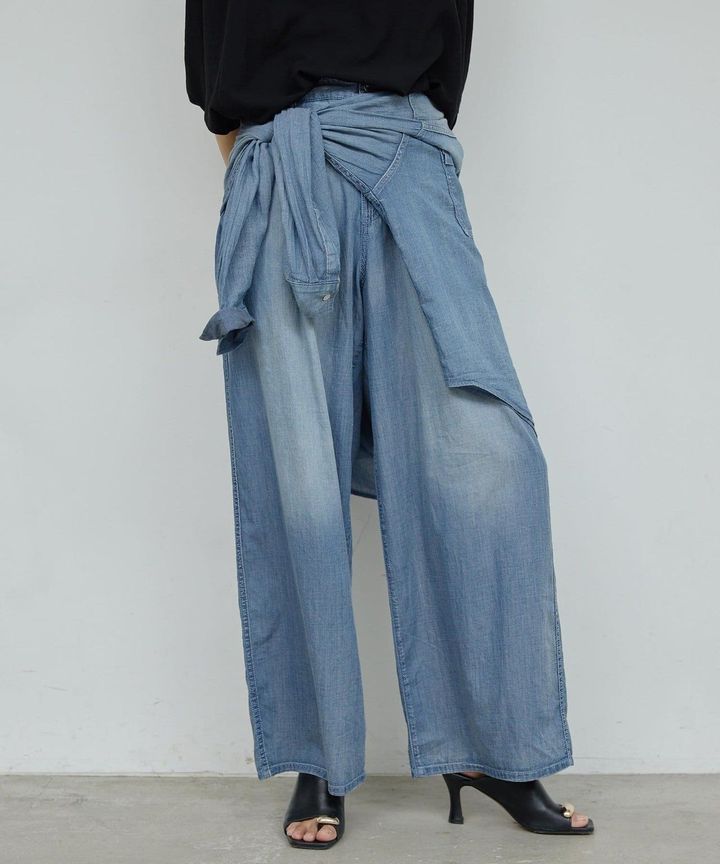 画像: 「シアーデニムパンツ」￥24,200 出典：ガリャルダガランテ