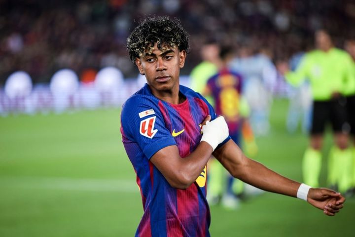 バルセロナのラミン・ヤマル（C）Getty Images