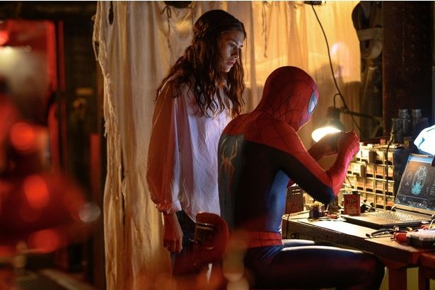 ピーターと“元”恋人MJとの2ショット MARVEL and all related character names: (C) ＆ TM 2026 MARVEL
