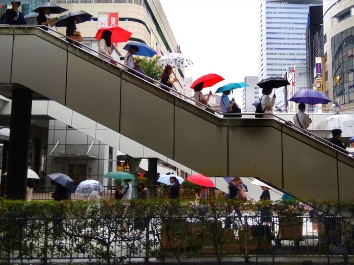 『傘のNGな持ち方』に要注意！東京都の検証で判明→横向きの傘が「ピアノ1台分の衝撃力」になる危険も！