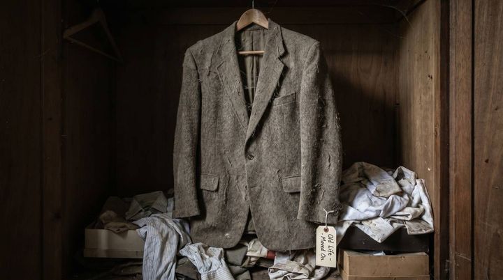 押入れ 出世運 下がる スーツ 仕事服 古い