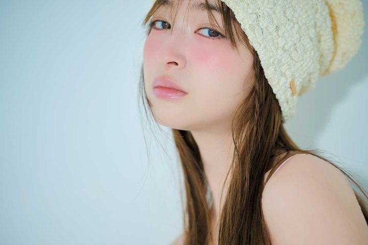 上西星来。2026年ar3月号より 優秀プチプラチークで手軽に透明感＆血色感メイク