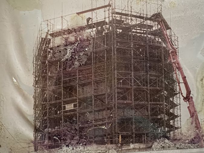 成田山 観音像製作中