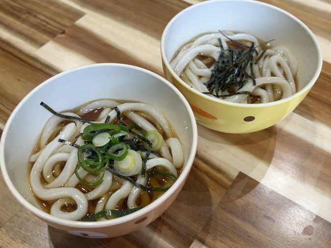 笑顔が見たいから 子どもうどん