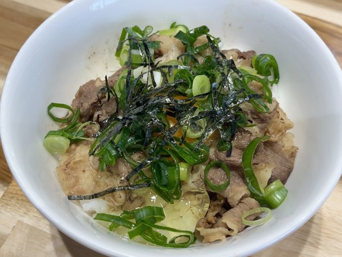 笑顔が見たいから ミニ笑顔牛丼