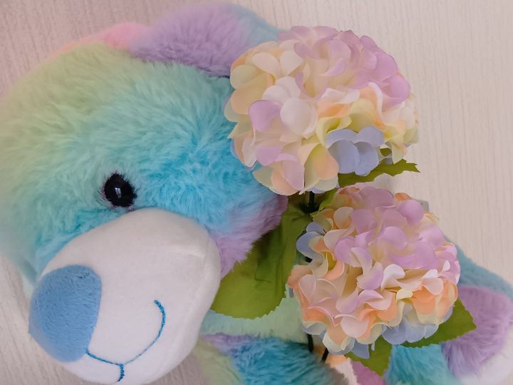 初夏を楽しむ！100均の虹色紫陽花とお気に入りの紫陽花グッズ