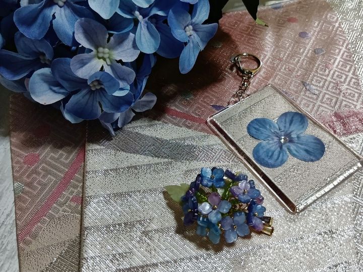 初夏を楽しむ！100均の虹色紫陽花とお気に入りの紫陽花グッズ
