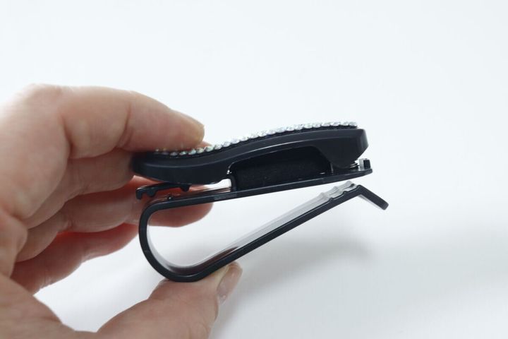 カーサンバイザー用クリップ ラインストーン 形状
