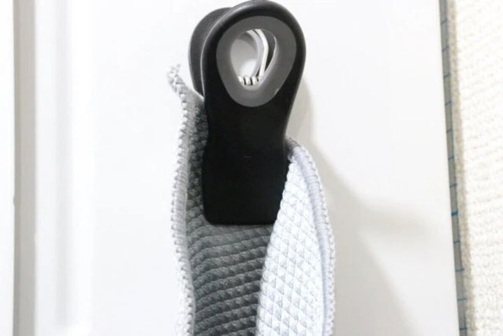 ダイソー マグネット付クリップ（黒） 使用例