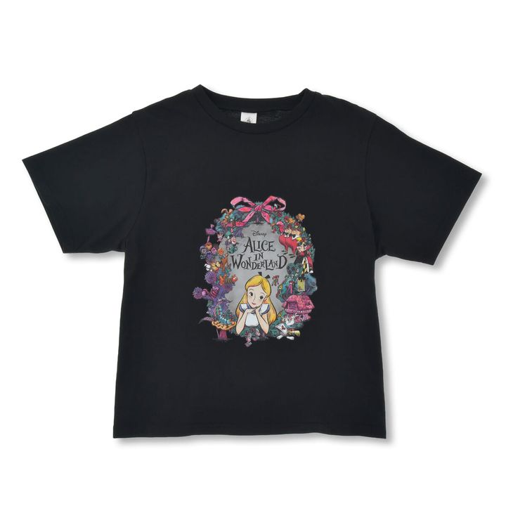 ふしぎの国のアリス 半袖Tシャツ DISNEY ALICE IN WONDERLAND 75TH ANNIVERSARY