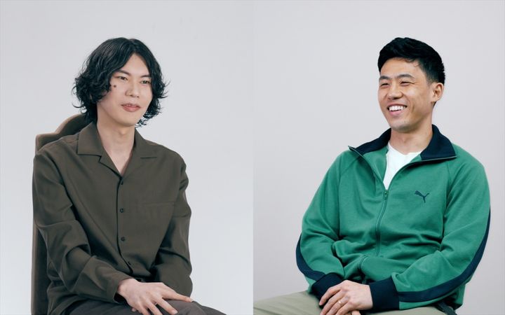 『米津玄師×遠藤航 NHKサッカーテーマ SPECIAL対談』より （C）NHK width=