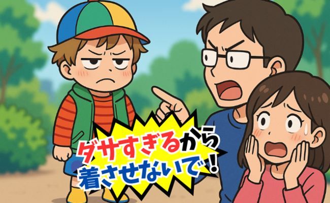 ファッション失敗談 イメージイラスト