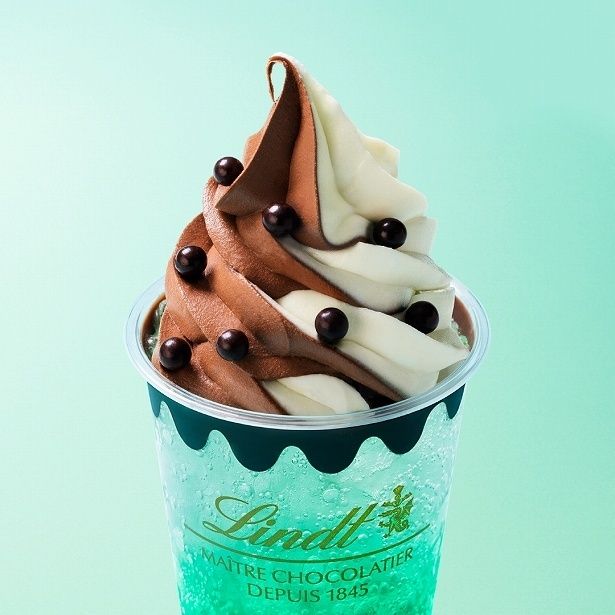 リンツの「チョコミント ソーダフロート」