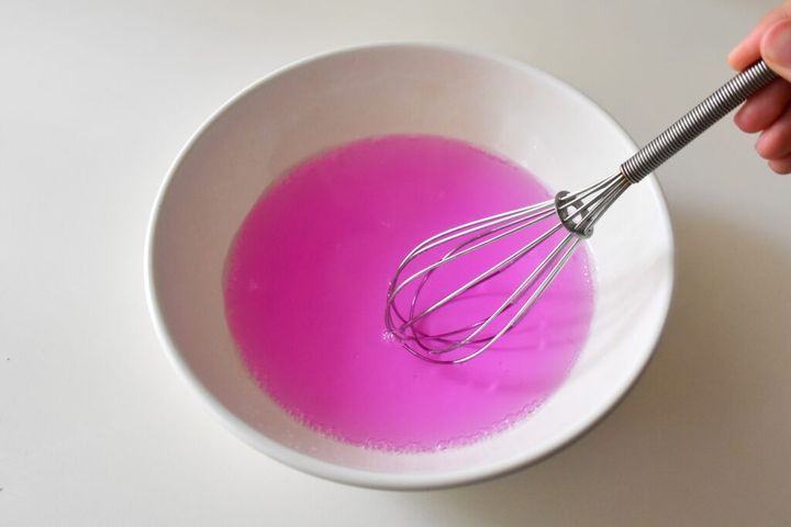 あじさいプリン工程③