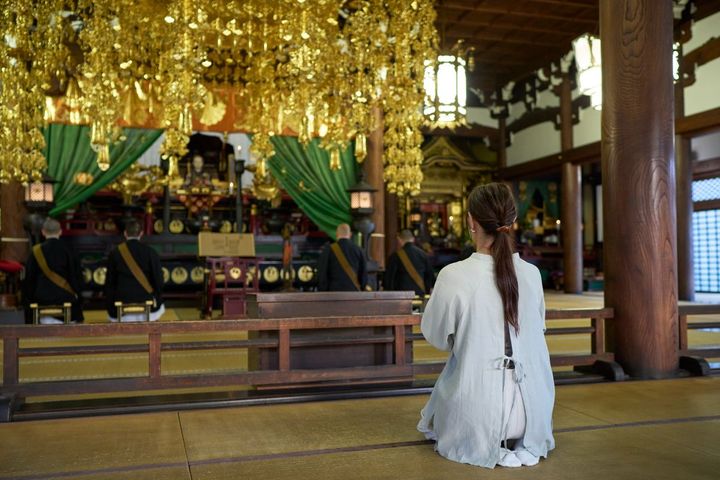 本能寺でのお勤め体験イメージ