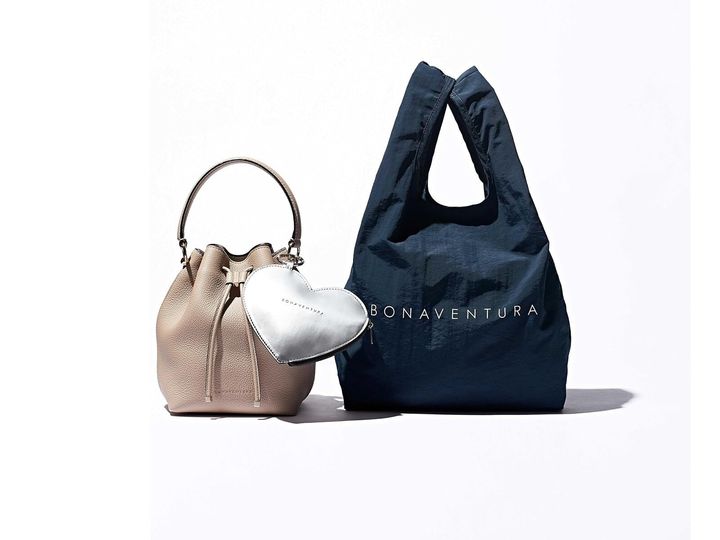 【新品♡未使用・未開封2026年4月27日購入】バクチスセット 付録】シルバーカラーがかわいい！ 「BONAVENTURA ハートポーチ＆エコ